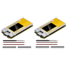Lot de 2 Traceurs Sans Fil V2 Meshtastic GPS ESP32S3 SX1262 WiFi LoRa BLE 863-928 MHz pour le Positionnement Du Personnel et le Suivi des Biens