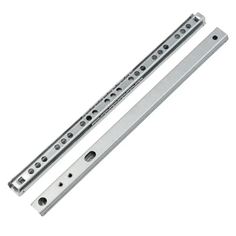 Full Extension Ball Bearing Drawer Slides 450Mm Heavy Duty Steel Cabinet Runners Smooth Glide 9351714437479