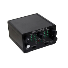 Amplificador de Sinal de Antena de Banda Completa, 4 Canais, 30kHz-650MHz, Baixo Ruído, Ganho Ajustável