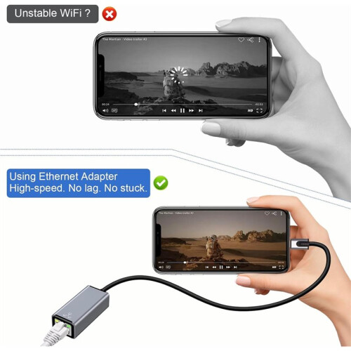 to Ethernet Adapter, to RJ45 Ethernet LAN Network Adapter, 100Mbps High Speed for // 2