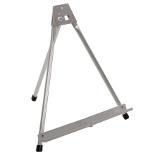 Aluminum Tabletop Easel for Painting-Silver, Portable Tripod Art Easel Stand for Sign Display Painting Canvas