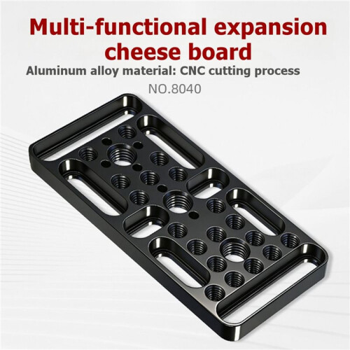 Multi Purpose Quick Release Plate Switching Plate Cheese Board Easy Plate 1/4 3/8 Cold Shoe for DSLR Camera Cage Rig 1