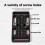 Multi Purpose Quick Release Plate Switching Plate Cheese Board Easy Plate 1/4 3/8 Cold Shoe for DSLR Camera Cage Rig 4