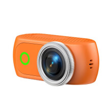 Compact Panoramic Action Camera with Magnetic Neck Strap Anti-Shake WiFi Thumb Action Camera for Outdoor Sports Camera