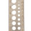 Dowel Maker Tool Premium Doweling ToolEnglish 17 Holes Dowel Plate for Making Slim Dowels Peg Plugs 6