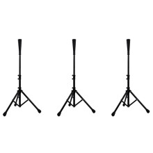 3pcs 25In-39.5in Baseball Softball Batting Tee for Hitting Height Adjustable Practice Training Travel Tee Stand