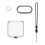 Custodia per Auricolari Wireless per  Ear 2, Colore Trasparente, Impermeabile e Antiurto, per PC A 1