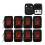 8Pcs for MIYOO  V2 Storage Case Bag Waterproof Portable Carrying Case for MIYOO  Handheld Game Console 4