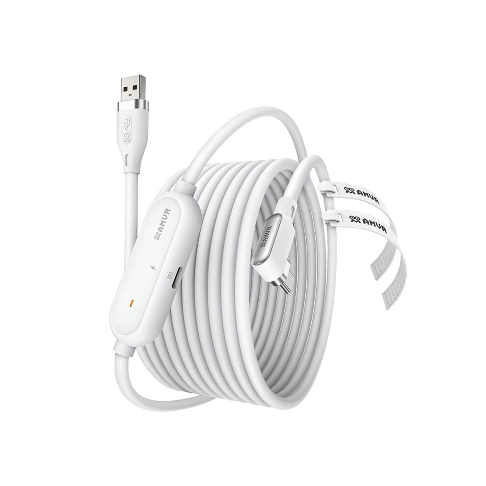 Amvr Vr Link Cable For Meta Quest 3/3S/ Quest2 Pico4 Steam Vr Pcvr Accessories 16Ft 4712562621185