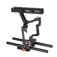 Camera Camcorder Video Cage Rig Kit with Matte Box Follow Focus for GH4 A7S A7 A7R A7RII A7SII DSLR Camera