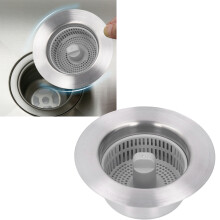 Stainless Steel Pop Up Sink Drain Filter 142-169 g