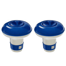 5 Inch Floating Pool Chlorine Dispenser with Adjustable Flow Control, Fits 3Inch Tablets for Pool, Spa, Hot Tub