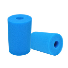 Type B Reusable Foam Pool Filter Cartridge, Washable Sponge Replacement 2 Pack for Intex
