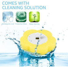 72-Pack Disposable Toilet Brush Refills, Sponge and Non-Woven Fabric Heads for Bathroom Brushes
