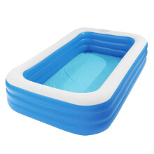 Large Inflatable Swimming Pool 120 x 72 x 22 for Kids and Adults, Durable 0.3mm Walls, Quick Setup Family Pool