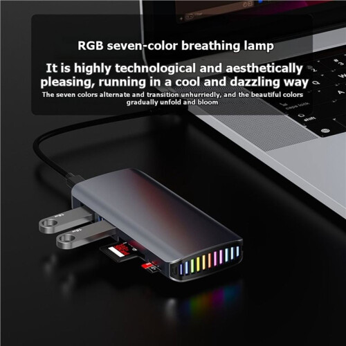 M.2 Expansion Dock NVMe HUB External Hard Drive Enclosure 10Gbps SSD Case for M2 Solid State Drive 2