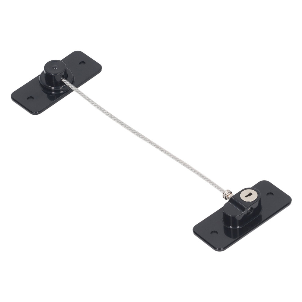 Childproof Window Restrictor 360 Rotatable Black