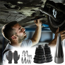 CV Boot Repair Kit with Expander Tool and Clamps Universal CV Axle Boot Repair Kit for 19mm to 24mm Shafts