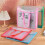 4 Pcs Scrapbook Paper Storage Organizer 4 Colors Translucent Plastic Scrapbook Organizer Document Storage Bag 4