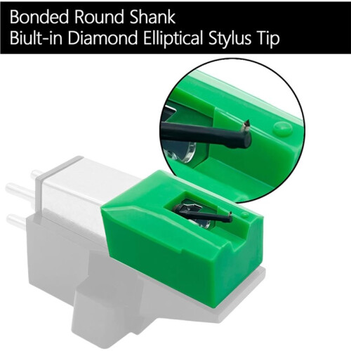 ATN95E Diamond Stylus Replacement for  AT-LP120-USB, Compatible with Multiple Cartridges1PC 2