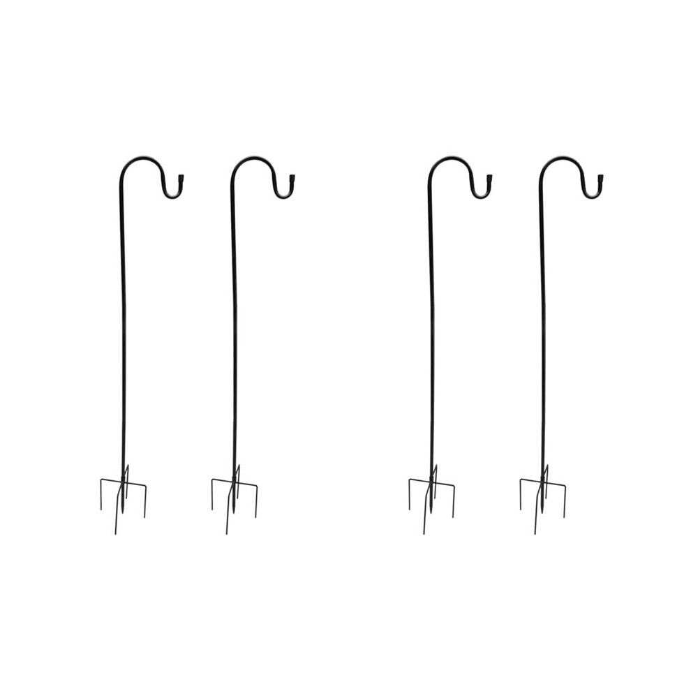 Shepherd's Hooks, 4Pack Shepherd Hook Made Of Metal For Outdoor Bird Feeders Hanger, Solar Lights, Christmas Lights 6031075261632