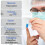 Microtubes Centrifuge Tube 2ml, Clear Plastic Small Vials with Caps for Sample Storage Without Leakage 8