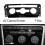 For  T-Roc 2018-2020 2GD863042 Car Climate Control  Panel Trim Black A/C Control Panel Trim Frame 6