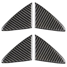 4 Pezzi In Fibra di Carbonio Griglia Anteriore Griglia Copertura Trim per  3 Axela 2014 2015 2016 Auto Griglia Anteriore Trim Strisce di