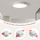 Human Body Sensor Light, 24G Adjustable  Presence Sensor, Suitable for Corridors, Hallways, Staircases, Entrances 3