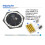 Upgraded 6+1 Mic Array Speech Recognition Array with RGB Full-Color LED I2S for Audio Source Localization Beamforming 8