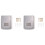 2X Key Lock Box Wall Mounted 4 Digit Combination Lock Box for House Key  Security Key Storage Lock Box 1