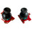 2PCS Replace Thumbsticks Cap for  Ally X   Ally/X Game Console 3D Analog Joystick Cap for   Ally X B 4