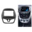 Moldura Frontal para Sistema de Som Automotivo para  Spark, para BAIC Beat e para Daewoo Matiz 2015-2020, 9 Polegadas, 2DIN. 3