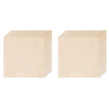 Lindehoutplaten, 24 Stuks, 12x12x1/8 Inch Multiplexplaten, 3 mm Lindehout voor Lasersnijden, Lasergraveren van 'S, Tekenen