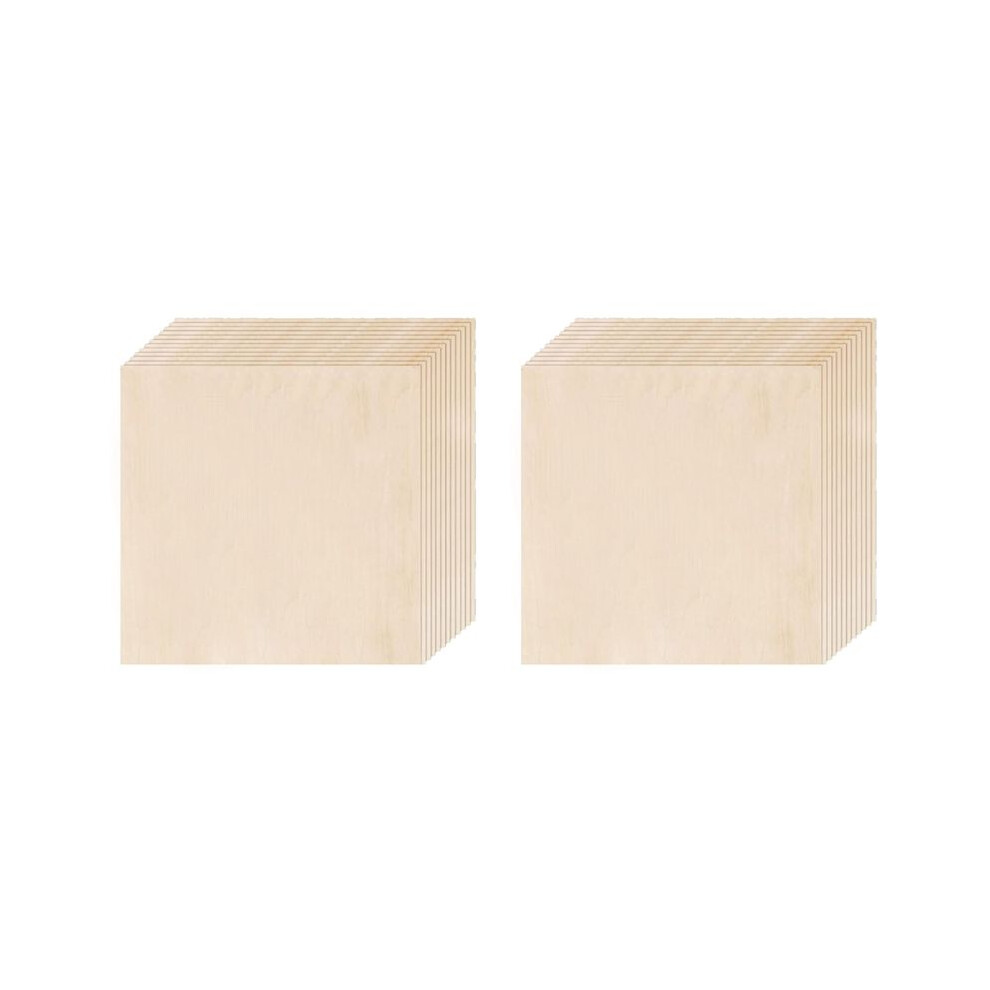 Basswood Sheets 24 Pack,12X12x1/8Inch Plywood Sheets,3Mm Basswood For Laser Cutting,Laser Engraving Blanks,Drawing 6032015647486