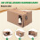 6 inch DIY 3D VR Virtual Reality Glasses Hardboard For  Cardboard 6