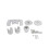 Mercury Outboard Machine Anode CMBRAVO23KIT for Mercury Bravo 2&3  1989-2003 Kit 4