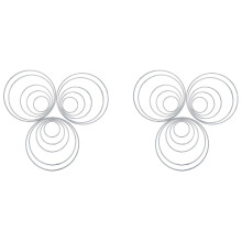 30 PCS Silver Dream Catcher Metal Rings Supplies,Macrame Rings, Metal Hoops for Multi-Purpose Crafts Projects in 5 Sizes