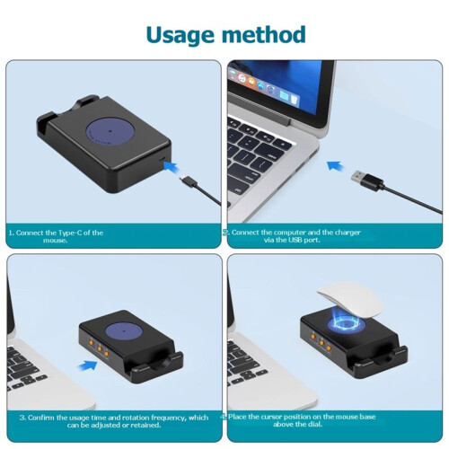 Virtual Mouse Mover Prevent Computer Screen Lock and Hibernation USB - A Gaming Essential (Mouse Jiggler) 1