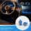 10 Pezzi LED Bulb Meter Dash B8-5D T5 Lampada con Supporto Blu Tuning Auto Car Light 5