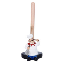 Dubbellaagse Papieren Handdoekhouder van Hars, Decoratie voor Keuken en Restaurant, Compact Formaat van 30 cm - Zware Voet voor Stabiliteit