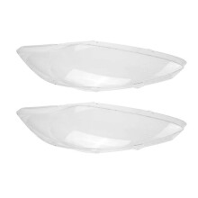 2X for Fiesta 2009 2010 2011 2012 Headlight Cover Transparent Lampshade Lamp Shell Glass Lens,Right