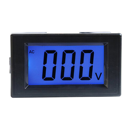D85-20 AC Digital Display Voltmeter, AC220V 380V 500V, High-Definition LCD Meter, Two-Wire System 1