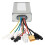 48V 6Pin Motor Control Instrument Set Display Connection  for   M4 /M4 Pro E-Scooter 7