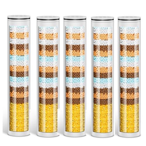 5-Pack Reservfilter för Handduschmunstycke, 20-Stegs Reservfilter för Hårt Vatten Tar Bort Klor