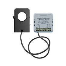 Tuya Zigbee Power Monitor Module Clamp-Type Bidirectional Meter for Threshold App Monitor Export Import Power