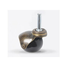 4pcs 2 Inch Furniture Caster Wheels Silent Rolling PP Stem Casters for Sofa Chairs Cabinets
