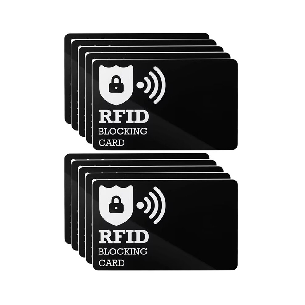 10Pcs Rfid Blocking Card Nfc Bank Debit Blocker Credit Card Protector Identity Theft Prevention For Travel Security 6032382777687