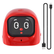 AI-Powered Mangogo Car Electronic Pet with WiFi Interactive Features Trendy Companion Personality Sensor Emotion Red