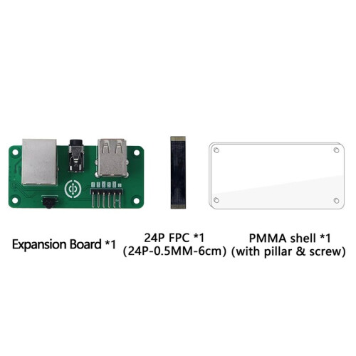 For WalnutPi ZeroW Expansion Board Linux Development Board H618 100M Ethernet Port 2XUSB2.0 3.5Mm Audio Output 2